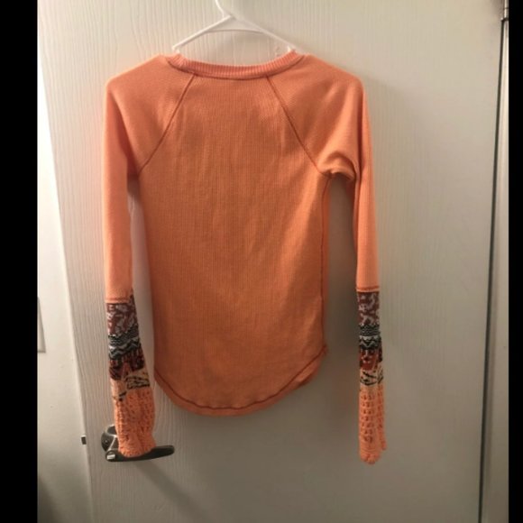 Free People In The Mix Thermal Top Sz XS - Picture 4 of 4